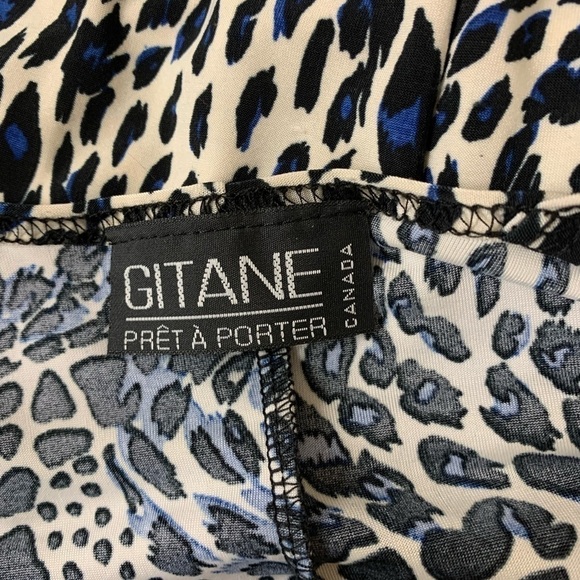 Gitane Canada Pret a Porter midi dress no size tag ? Med/Lge 18in pit L-36in - Picture 3 of 4